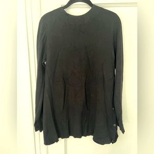Zara black long sleeve sweater- size medium